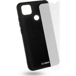Θήκη & Γυαλί Προστασίας Για Xiaomi Redmi 9C (Σετ 2Τμχ) X9CTPUBLKGL Clear-Black Egoboo