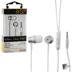 NSP HN25 Handsfree In-Ear 3.5mm White