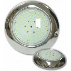Led flat mini φωτιστικό πισίνας 10W - 99led inox