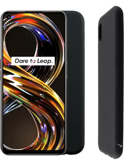 Volte-Tel Silicon TPU Camera Guard Θήκη Black (Realme 8i)