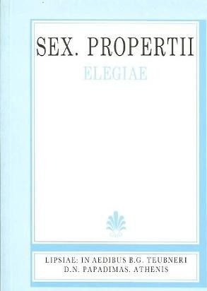 Sex. Propertii elegiae