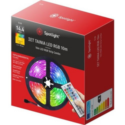 Spotlight ΣΕΤ 10μ SMD LED Αδιάβροχη Λωρίδα 14.4W/m RGB (5129)