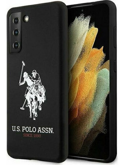 US Polo USHCS21MSLHRBK S21+ G996 czarny/black Silicone Logo
