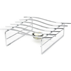 Σουπλά για σκεύη μεταλλικό με ρεσώ 22x22x7εκ. - For Home