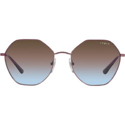 Vogue VO4180S 5148/48 Γυναικεία Γυαλιά Ηλίου Πολυγωνικά Μεταλλικά Χρυσά με Καφέ Degradee Φακό