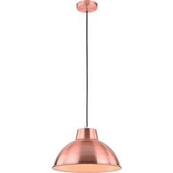 Elmark Deco-1C Κρεμαστό Φωτιστικό Οροφής Καμπάνα Μονόφωτο E27 Μπρονζέ 955DECO1C