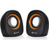 Kisonli V360 Ηχεία Υπολογιστή 2.0 3W Black Orange