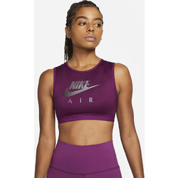 Nike Air Dri-FIT Swoosh Αθλητικό Μπουστάκι με Μέτρια Στήριξη Μωβ DM0643-610