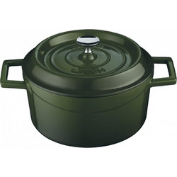 Lava Green Κατσαρόλα Ανοξείδωτη Εμαγιέ Επίστρωση 28cm 6.7lt