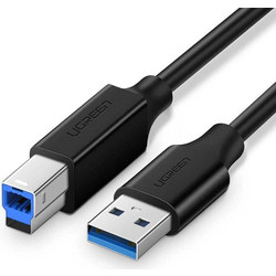 Καλώδιο εκτυπωτή USB 3.0 AB UGREEN US210, 2m (μαύρο)