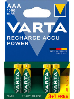 Varta Rechargeable Accu AAA 1000mAh 4τμχ