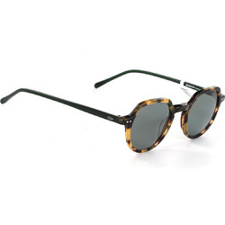 Moritz MZ11500 LK13 Γυναικεία Γυαλιά Ηλίου Στρογγυλά Κοκάλινα Ταρταρούγα με Μαύρο Polarized Φακό