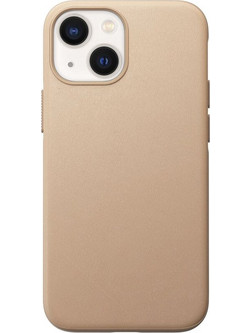 Nomad Leather Back Cover with MagSafe Natural (iPhone 13 mini)