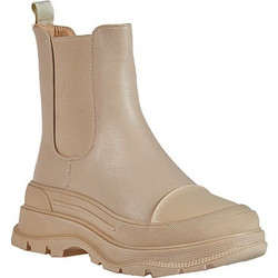 Elenross Γυναικεία Μποτάκια Chelsea Δερμάτινα Nude GS06375W
