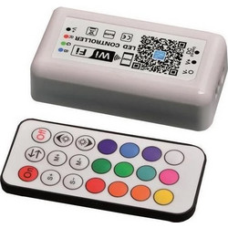 ΑΣΥΡΜΑΤΟ CONTROLLER RF WIFI RGB 12A DC 12V/120W 24V/240W(MAX) (147-70630) eurolamp