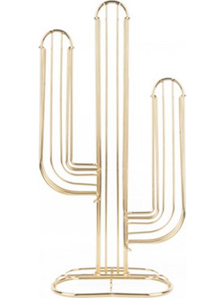 Coffee Cup Holder Cactus GOLD 40 X 20.5 CM