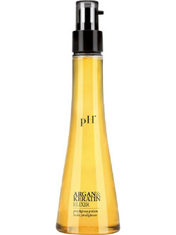 pH Argan + Keratin Elixir Argan Λάδι Μαλλιών Κερατίνης για Επανόρθωση 100ml