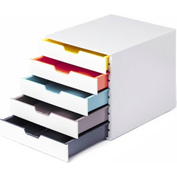 Durable Varicolor Mix 5 Συρταροθήκη γραφείου 5 συρτάρια
