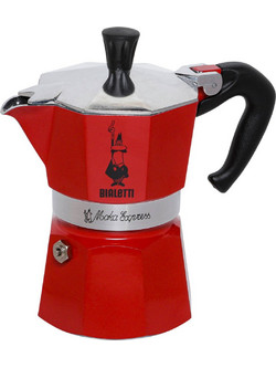 Bialetti Moka Express Μπρίκι Espresso 3Cups Κόκκινο