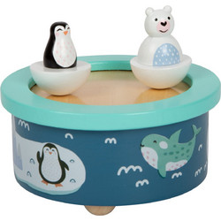 Small Foot Μουσικό Κουτί Πολική Αρκούδα Και Πινγκουίνος
