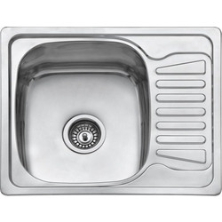 Macart Ecotype D-100 Small 08130 Ένθετος Νεροχύτης Inox Αντιστρεφόμενος Σατινέ 58x48cm