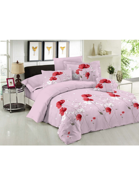 Σετ Πάπλωμα Le Blanc Premium Cotton 100% Anemone Pink Υπέρδιπλο 220x240