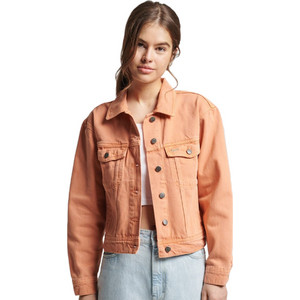 Superdry Ovin Γυναικείο Μπουφάν Κοντό Πορτοκαλί W5011125A-6YY Superdry Ovin Γυναικείο Μπουφάν Κοντό Πορτοκαλί W5011125A-6YY