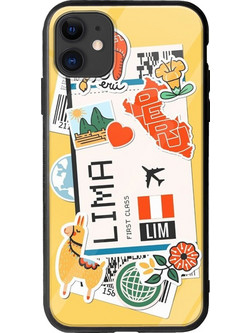 Θήκη Ticket To Lima iPhone 11 Groove TPU (Tempered Glass και TPU)