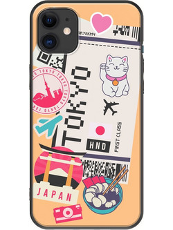 Θήκη Ticket To Tokyo iPhone 11 Black TPU (Μαύρη Σιλικόνη)
