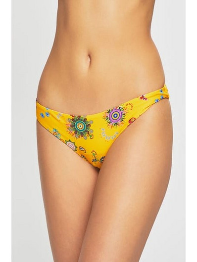 Desigual Bikini Slip Κίτρινο 19SWMK09-8053