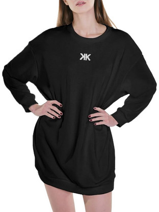Kendall + Kylie Mini Καθημερινό Φόρεμα Μαύρο KKW3703006