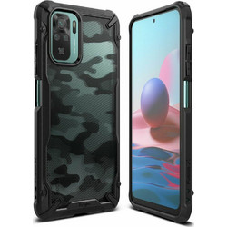 Θήκη Ringke Fusion X Back Cover για Xiaomi Redmi Note 10 / Redmi Note 10S - Μαύρο Παραλλαγή