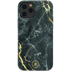 Θήκη Kingxbar Marble για iPhone 12/12 Pro - Μαύρο