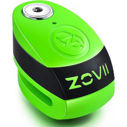 ZOVII ZD6 Κλειδαριά Δισκόφρενου Μηχανής 6mm με Συναγερμό Πράσινη Μαύρη
