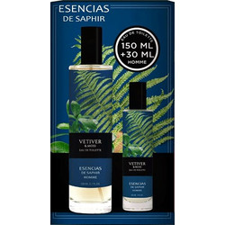 Saphir Parfums Esencias de Saphir Vetiver & Moss Eau De Toilette 150ml + 30ml