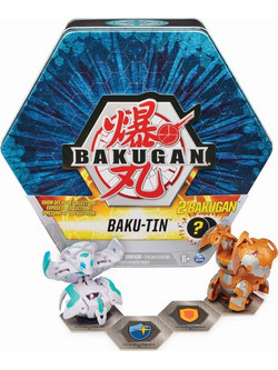 Spin Master Bakugan Baku-Tin Σετ Φιγούρες Δράσης για 6+ Ετών