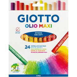 Λαδοπαστέλ Giotto Olio Maxi Oil Pastel 24 χρωμάτων 11mm 293800