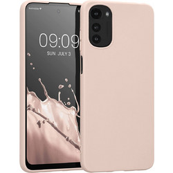 KWmobile Θήκη Σιλικόνης Motorola Moto E32 / E32s - Coconut Swirl (58664.225)