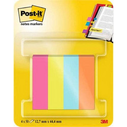 ΣΕΛΙΔΟΔΕΙΚΤΕΣ 3Μ 670/4 POP POPTIMISTIC 4 ΧΡΩΜΑΤΑx50φ 076670041