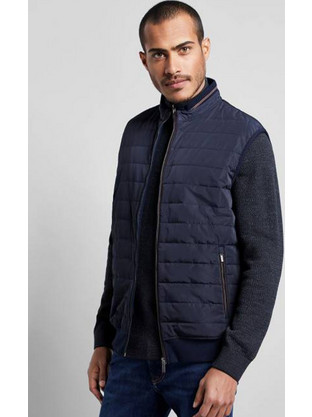 Bugatti Αμάνικο Ανδρικό Μπουφάν Navy Μπλε 8800-25052-390