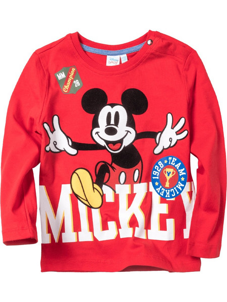 Βρεφική μπλούζα Disney για αγόρια Champion κόκκινο