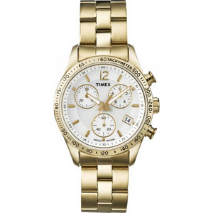 Timex Kaleidoskope Γυναικείο Ρολόι Χρονογράφος με Χρυσό Μεταλλικό Μπρασελέ T2P058 Timex Kaleidoskope Γυναικείο Ρολόι Χρονογράφος με Χρυσό Μεταλλικό Μπρασελέ T2P058