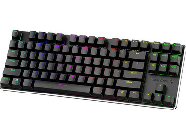Deepcool KB500 Μηχανικό Gaming Πληκτρολόγιο TenKeyLess με Outemu Red Διακόπτες RGB Black