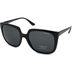 Vogue VO5411S W44/87 Γυναικεία Γυαλιά Ηλίου Oversized Κοκάλινα Μαύρα με Γκρι Degradee Φακό