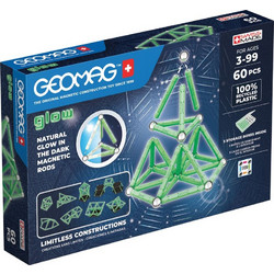 Geomag Μαγνητικό Παιχνίδι Glow 60τμχ 338