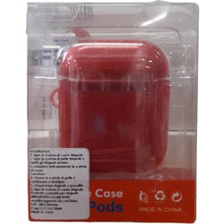 Coolyer Apple AirPods Gen 1 Case Red Glitter