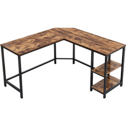 Vasagle Γωνιακό Γραφείο Ξύλινο 138x138x75cm VASLWD72X