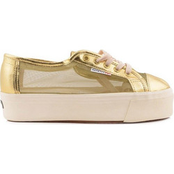 Superga Γυναικεία Sneakers Flatforms Χρυσά S006JB0-174