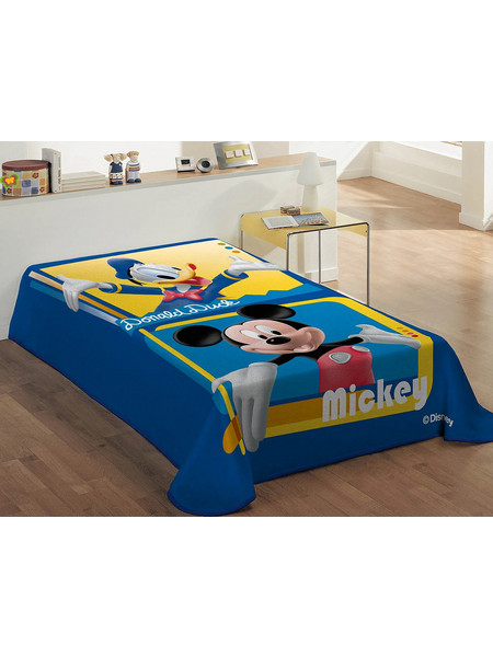 Κουβέρτα Βελουτέ Μονή Mickey Donald Disney