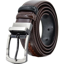Leather 100 ΔΕΡΜΑΤΙΝΗ ΖΩΝΗ ΔΙΠΛΗΣ ΟΨΗΣ ΚΩΔΙΚΟΣ: 29-BELT-1-103 (BROWN-BLACK)